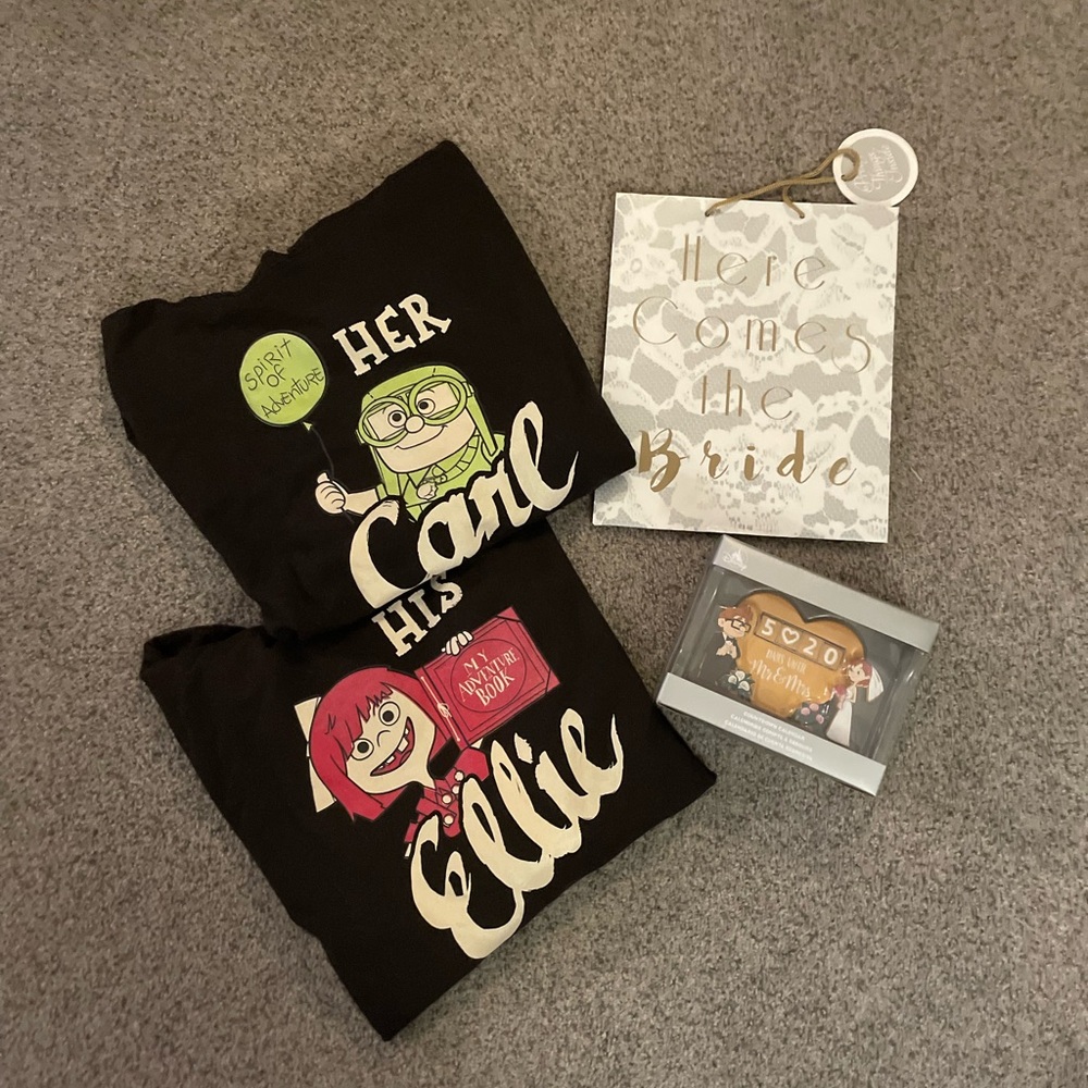 Disney Up Bridal Gift, matching his and her sweatshirt and wedding countdown - Picture 2 of 11